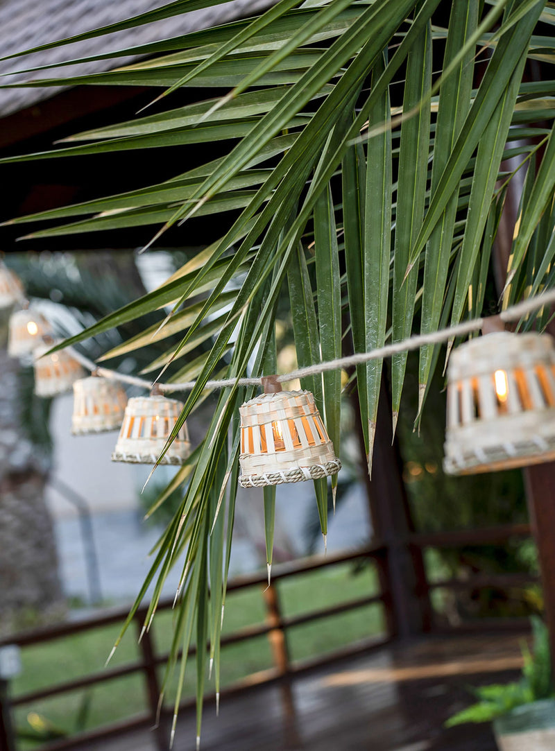 Aurora Outdoor Garland<br> Solar & Rechargeable