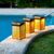 Okinawa Lantern: Handcrafted Bamboo Elegance for Gardens & Terraces, a Natural Addition to Outdoor Spaces.