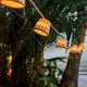 Sustainable Glow: Eco-Friendly Aurora Garland, Solar-Powered with LED Lights, Ideal for Gardens, Terraces, and Businesses.