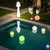 Floating Luminous Charm: Buly by Newgarden Enhances Water Surfaces with Its Elegant, Wireless Glow for Nighttime Beauty.