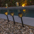 Lampe de jardin solaire Gretita (ensemble de 4) 