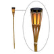 Mesmerizing Outdoor Elegance: Hiama's Bamboo Solar Spike with Lifelike Flame Effect for Unparalleled Beauty.