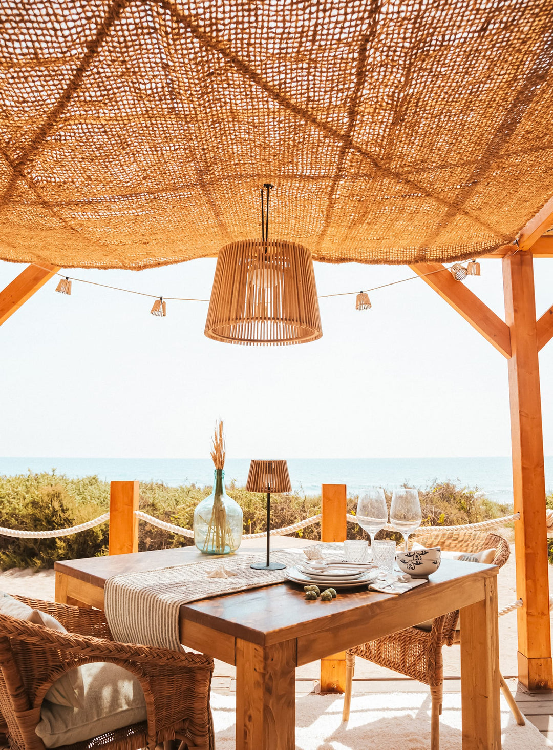 Okinawa Pendant Lamp: Bamboo Elegance for Any Space – Newgarden