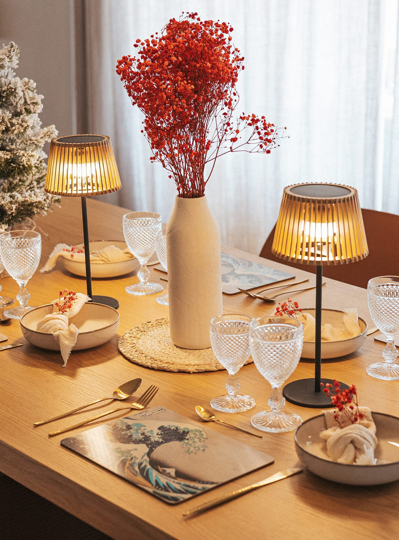 Okinawa<br> Solar & Rechargeable Table Lamp