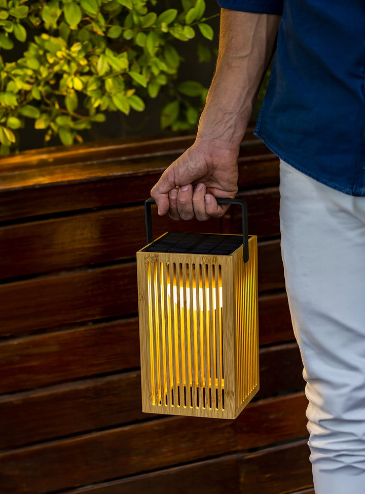 Okinawa Lantern: Bamboo Craftsmanship & Solar Elegance – Newgarden