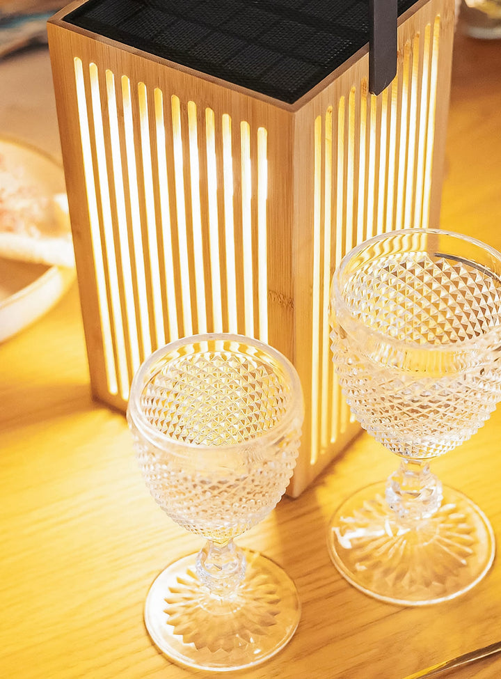 Okinawa Lantern: Bamboo Craftsmanship & Solar Elegance – Newgarden
