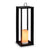 Innovative and Stylish: Siroco Lantern with Remote Control, Effortlessly Illuminating with Fixed Light or Flame Effect.