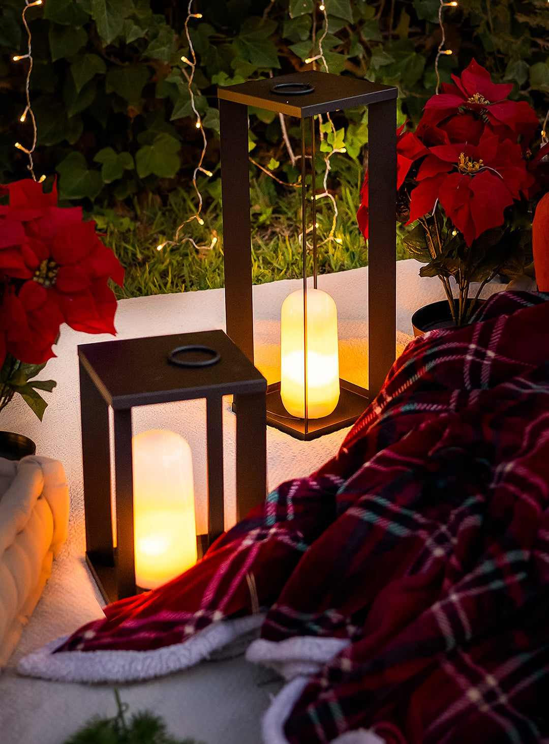 Siroco Metal Lantern: Elegance Indoors & Outdoors – Newgarden