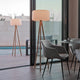 Infuse Elegance with Newgarden's Chloe Lamp: Stylish Wooden Legs, Versatile In & Out Finishes for Distinct Charm.