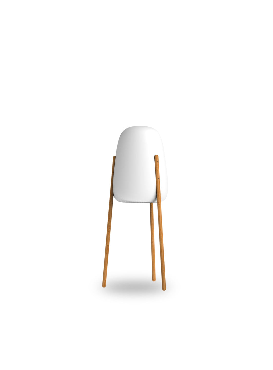 Rocket Floor Lamp: Wood-Polyethylene Elegance w/ Adjustable