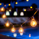 Illuminate Your Ambiance: Stella Garland, with 10 LED Bulbs, Adds Enchanting Light to Parties, Gardens, and Terraces.